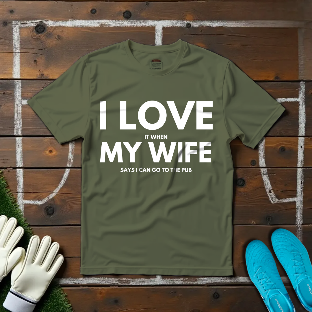 I Love My Wife V8 T-shirt!