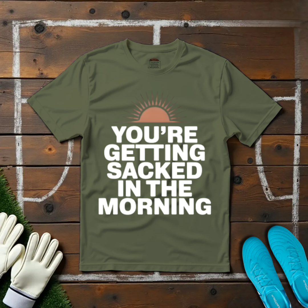 Sacked In The Morning T-shirt!