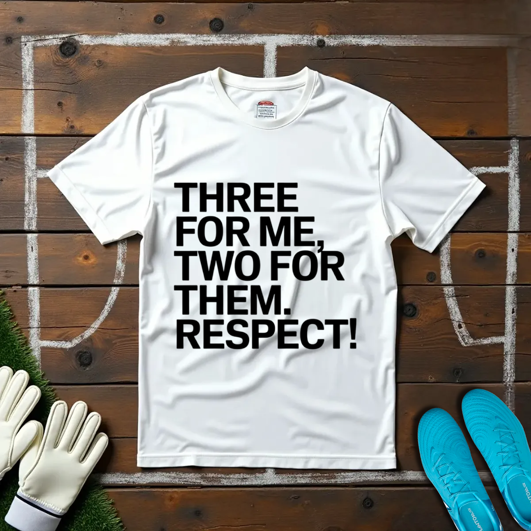 Three for Me, Two for Them. Respect! T-shirt