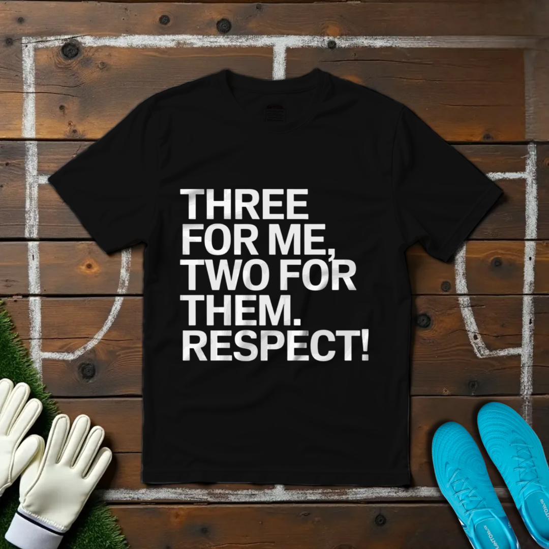 Three for Me, Two for Them. Respect! T-shirt
