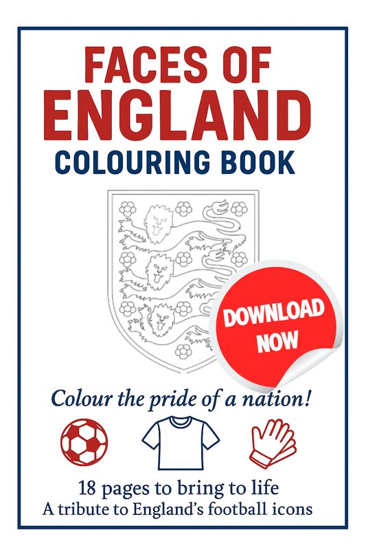 Digital File – Faces of England Colouring Book (Instant Download)