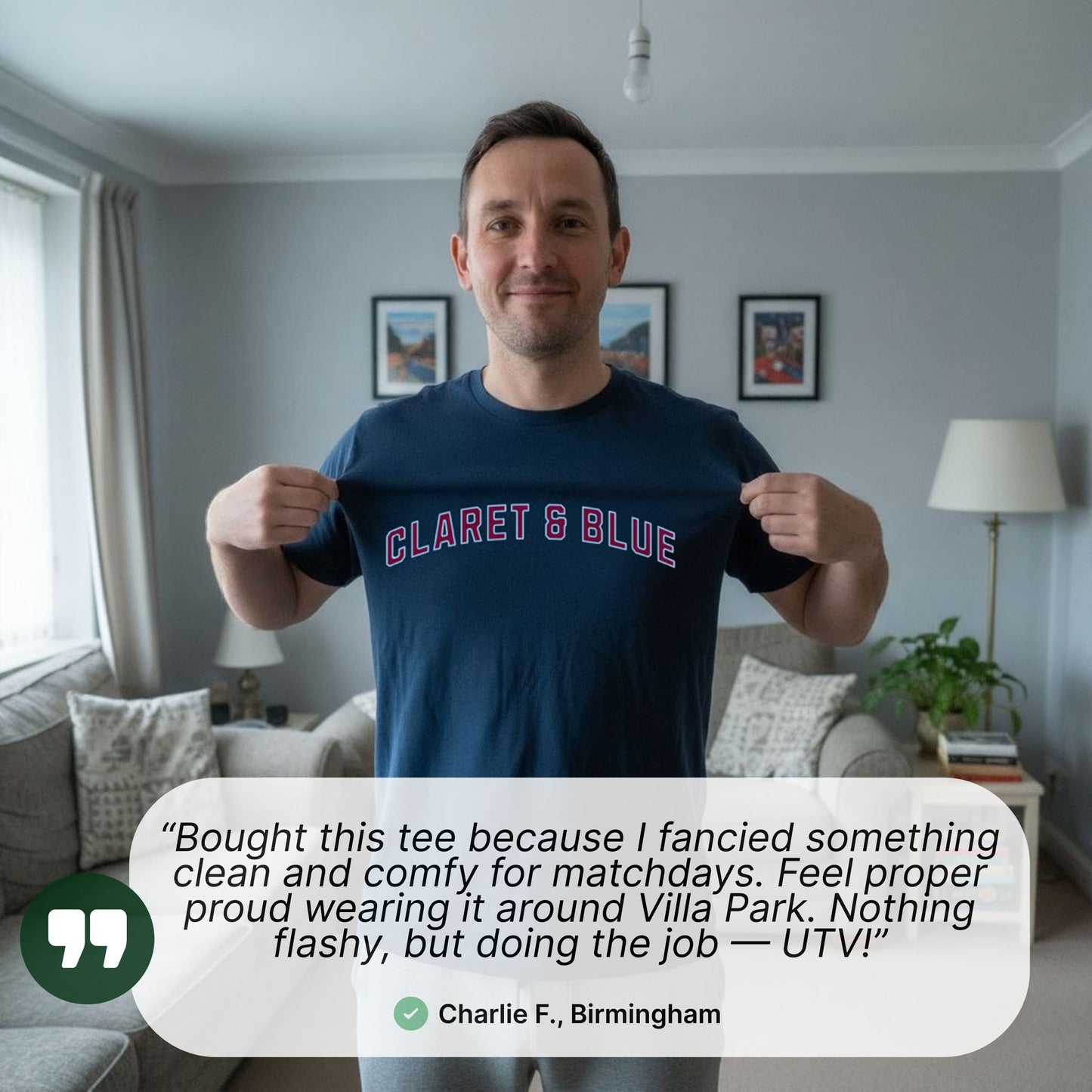 Claret & Blue T-shirt!