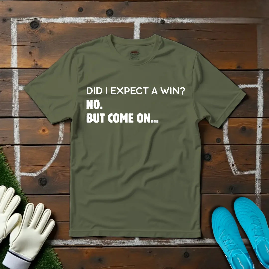 Expected a win? T-shirt!