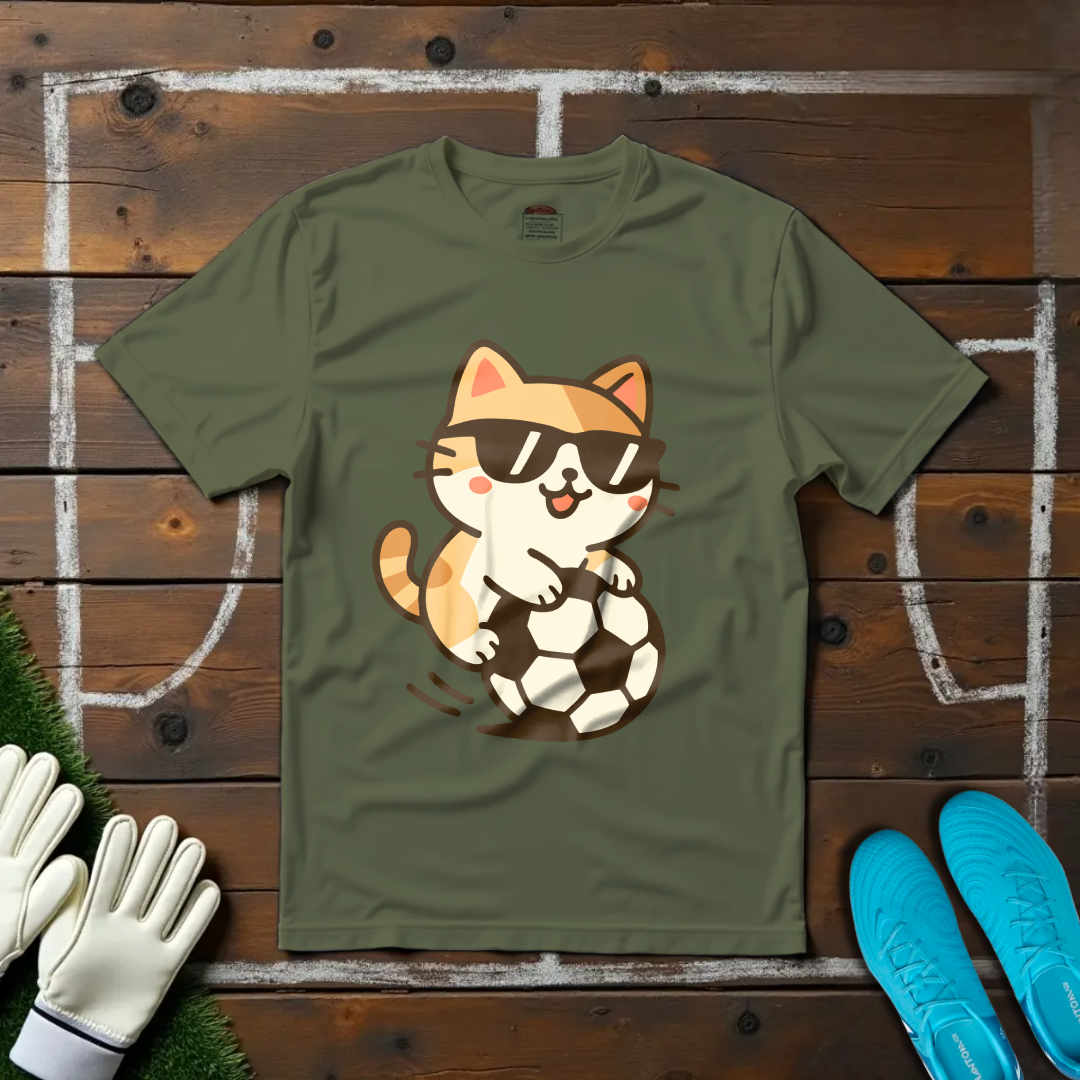 Football Cat T-shirt!