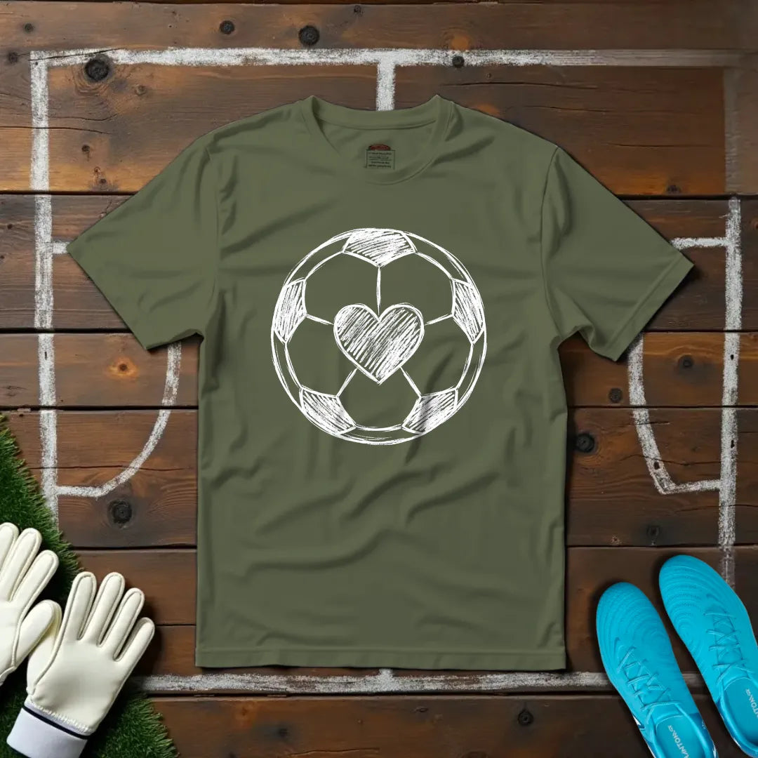 Heart Of Football T-shirt!