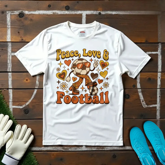 Peace, Love & Football T-shirt!