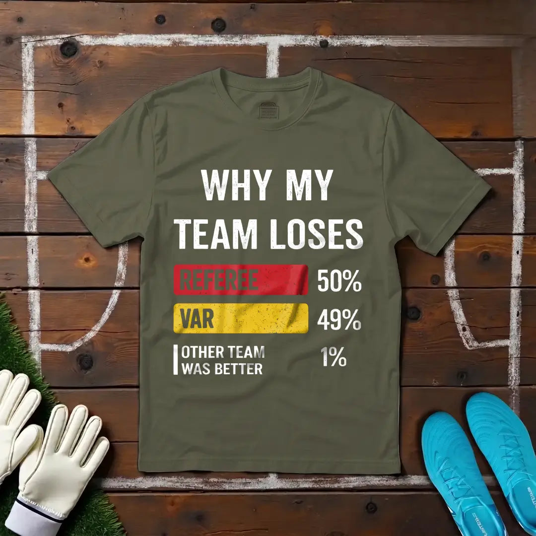 Why My Team Loses T-shirt!