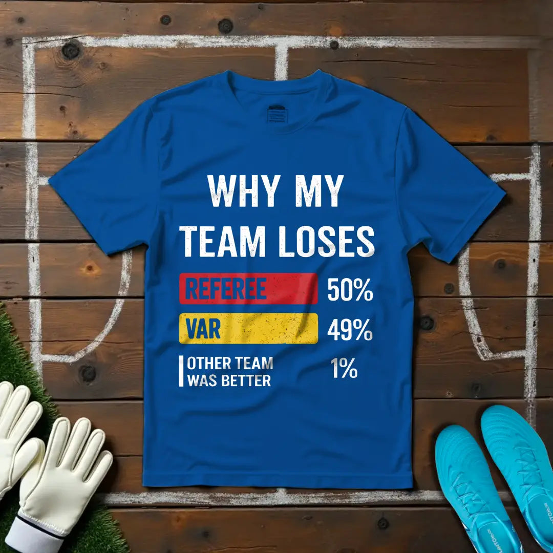 Why My Team Loses T-shirt!